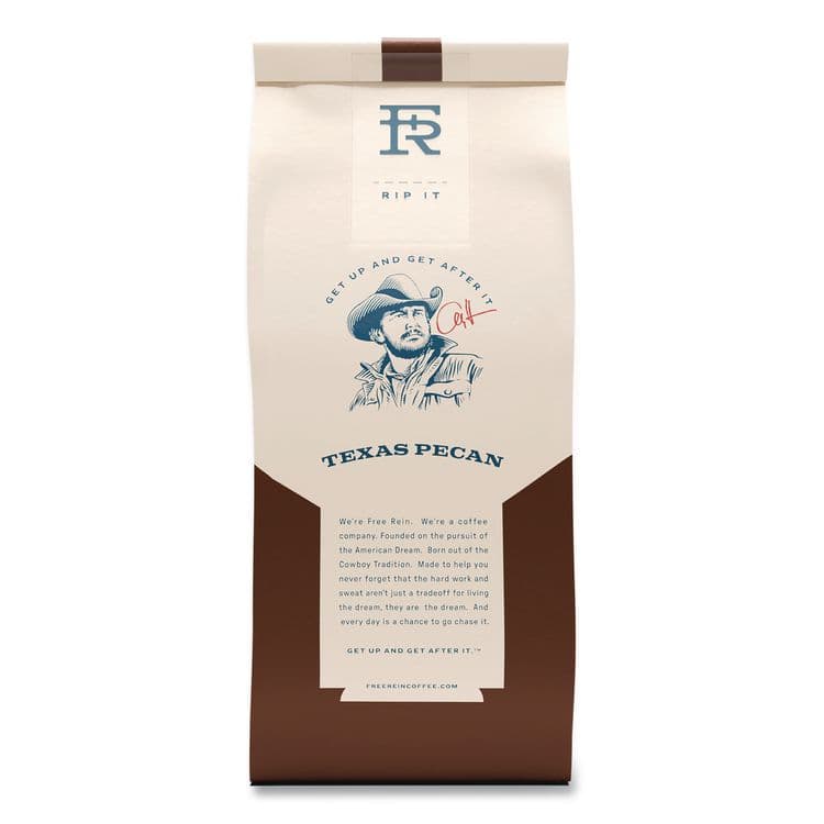 FREE REIN LLC Free Rein Ground Coffee, Texas Pecan, 12 oz Bag (RENFRE36366) thumbnail 3