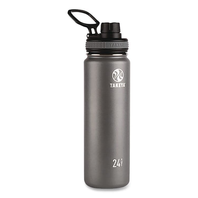 TAKEYA USA CORPORATION Originals Stainless Steel Vacuum Insulated Water Bottle, 24 oz, Graphite (TKY50045)