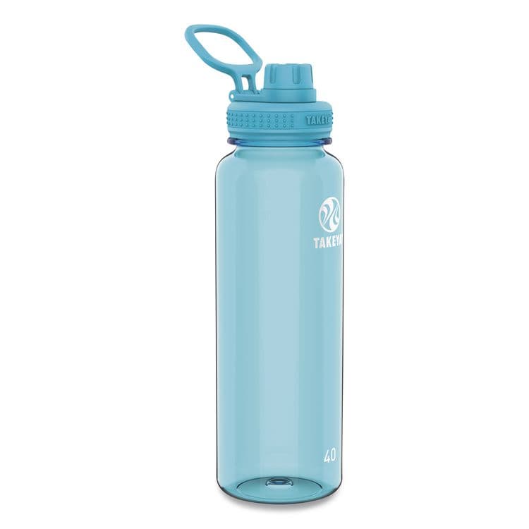 TAKEYA USA CORPORATION Tritan Plastic Water Bottle, 40 oz, Breezy Blue (TKY50409)