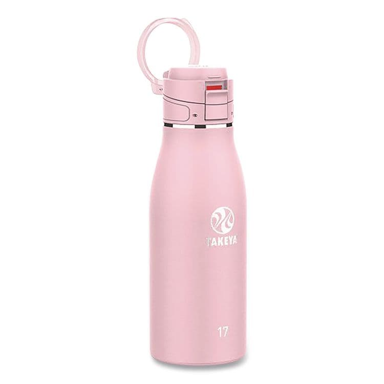 TAKEYA USA CORPORATION Traveler Stainless Steel Vacuum Insulated Travel Mug, 17 oz, Blush (TKY52207)
