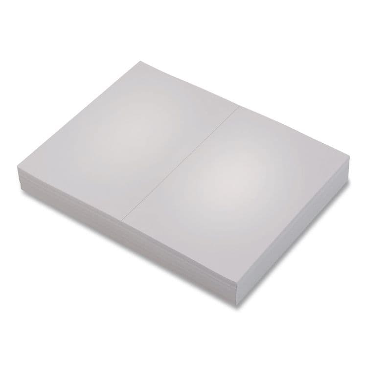 TOPS BUSINESS FORMS Blank Cut Sheets for 2-Up W-2 and 1099 Tax Forms, 84 Bright, Perforated at 5.5", 20 lb Bond Weight, 8.5 x 11, White, 500/Ream (TOP05020) thumbnail 3