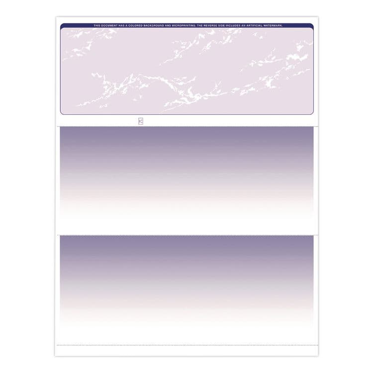 VERSACHECK Custom Business Checks, Prestige Pattern, 8.5 x 11, Blue, 250 Sheets (VRAGLO921800F00) thumbnail 2