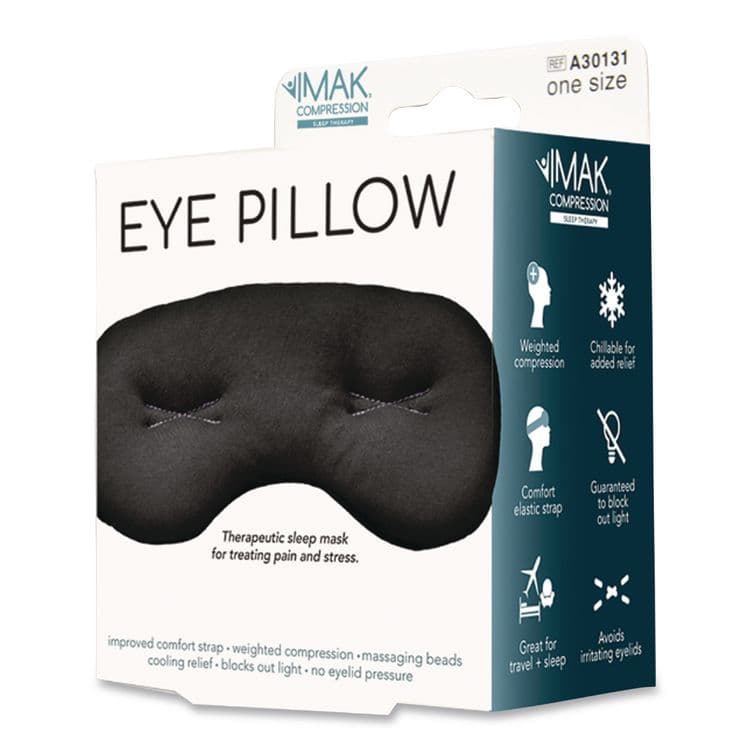 BROWNMED Compression Pain Relief Eye Mask, One Size Fits Most, Gray (IMAA30131) thumbnail 2