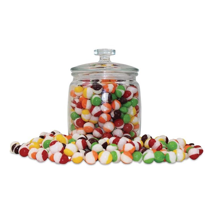 OFFICE SNAX, . Freeze Dried Candy, Rainbow Rocks, Assorted Fruit, 1.87 lb Bag, 12/Carton (OFX00645) thumbnail 4