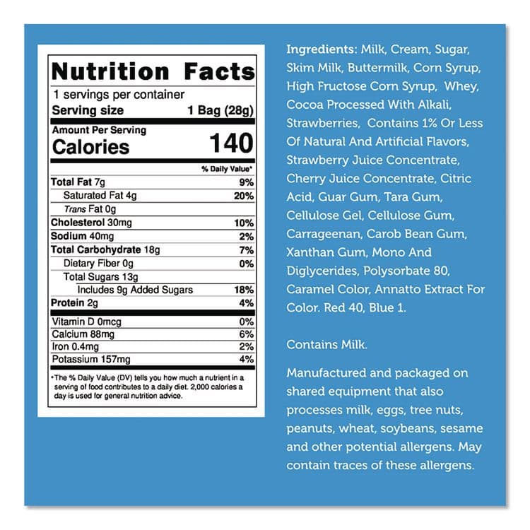 OFFICE SNAX, . Freeze Dried Ice Cream, Neapolitan, 0.75 lb Bag, 12/Carton (OFX00643) thumbnail 2