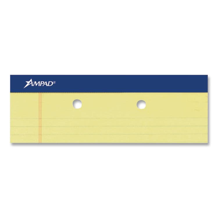 AMPAD/DIV. OF AMERCN PD&PPR Perforated Writing Pads, Wide/Legal Rule, (50) Canary Yellow 8.5 x 14 Sheets, Dozen (TOP20233) thumbnail 2