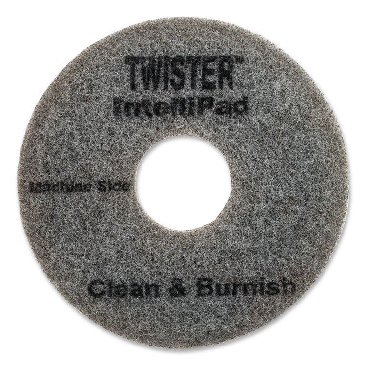 DIVERSEY Twister Floor Pad, 8.86" Diameter, Gray, 2/Pack (DVODD1231448) thumbnail 2