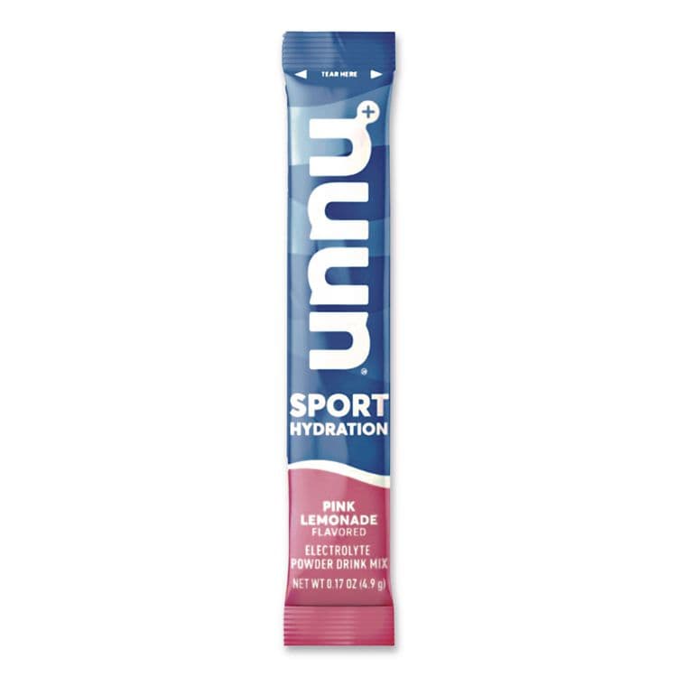 NUUN Sport Hydration Electrolyte Powder Drink Mix, Pink Lemonade, 0.17 oz Stick, 10/Box (NUU02392) thumbnail 4