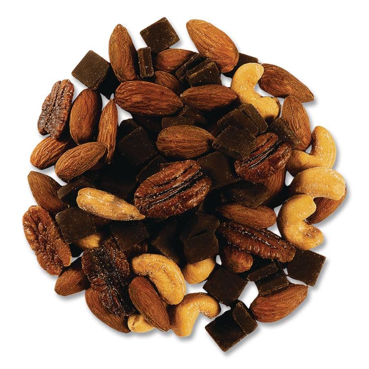 KAR'S NUTS Deluxe Mixed Nut Medley, Dark Chocolate , 1.75 oz Bag, 12/Box (SSUKAR01178) thumbnail 3