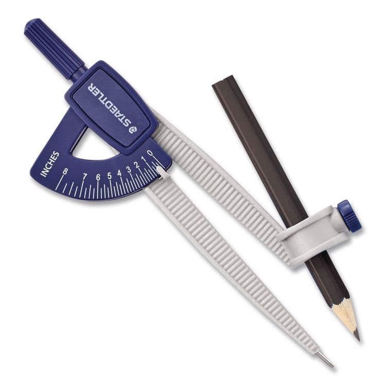 STAEDTLER, . Student Compass, 8.5" Maximum Diameter, Plastic, Blue (STD557SCBKA6) thumbnail 4