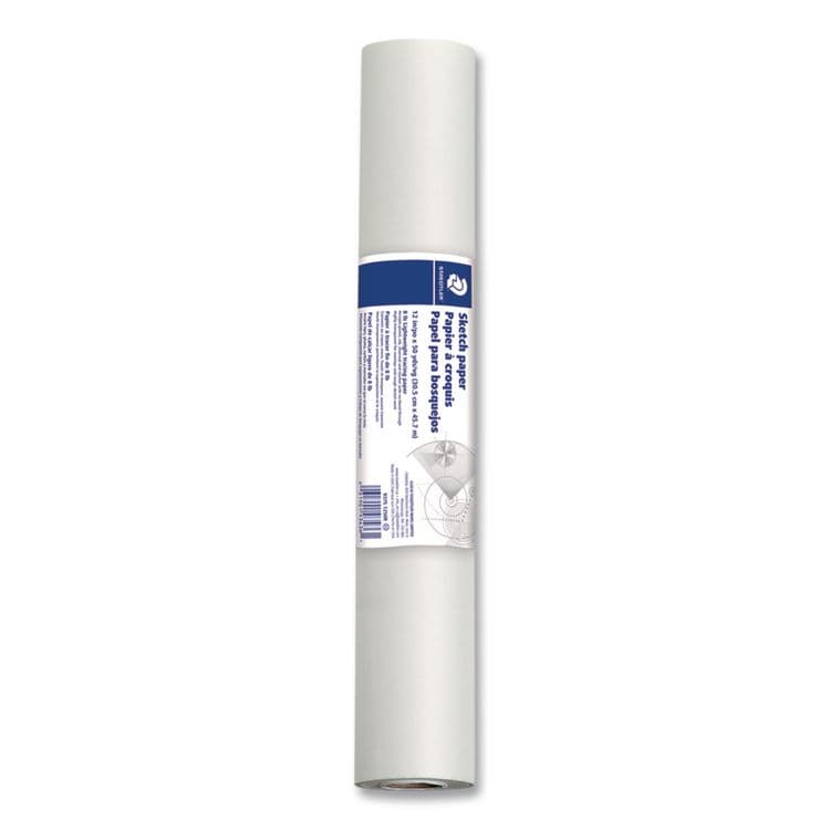 STAEDTLER, . Transparent Sketch Paper Roll, 8 lb Bond Weight, 12" x 50 yd, White (STD937S1250R) thumbnail 2