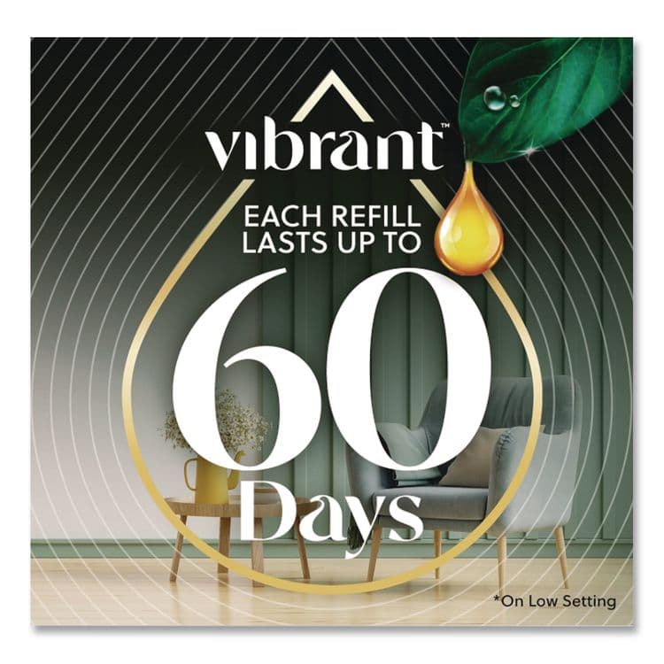 RECKITT BENCKISER Vibrant Scented Oil Warmer Refill, Pink Watermelon and Mimosa, 0.67 oz, 2/Pack (RAC6233800142) thumbnail 2