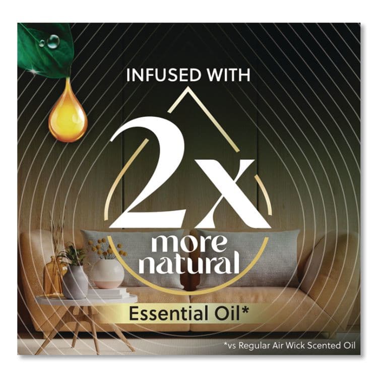 RECKITT BENCKISER Vibrant Scented Oil Warmer Refill, Island Coconut and Warm Sands, 0.67 oz, 2/Pack (RAC6233801050) thumbnail 3