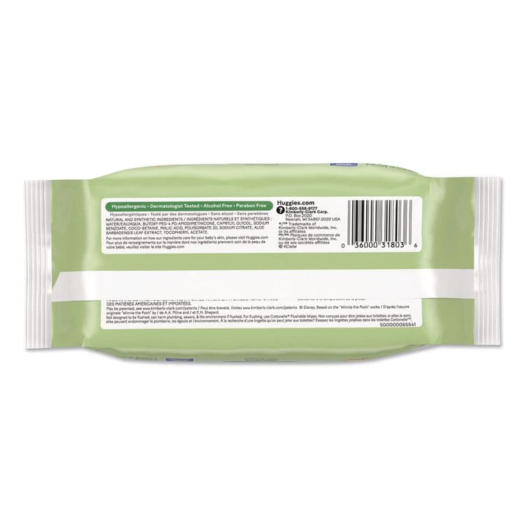 KIMBERLY CLARK Natural Care Sensitive Baby Wipes, 1-Ply, 3.88 x 6.6, Unscented, White, 56/Pack, 8 Packs/Carton (KCM31803) thumbnail 4