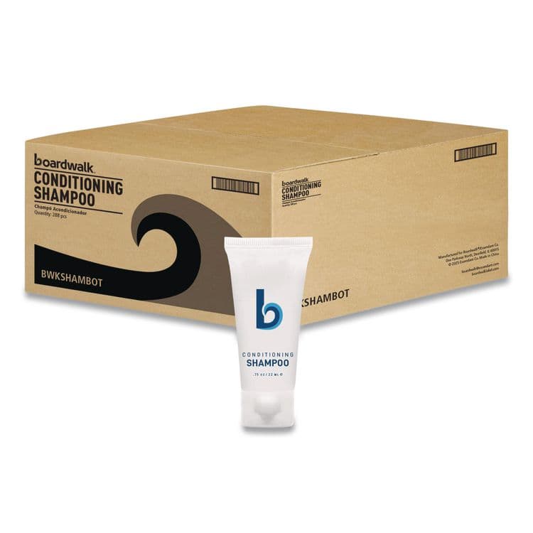 BOARDWALK Amenity Conditioning Shampoo, Floral Scent, 0.75 oz, 288/Carton (BWKSHAMBOT)