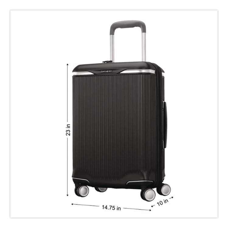 SAMSONITE CORP/LUGGAGE DIV Silhouette 18 Hardside Spinner Suitcase, 10.5 x 14.8 x 23, Black (SML1536431041) thumbnail 4