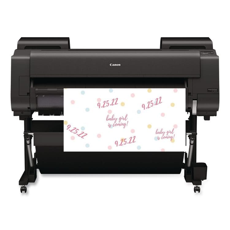 CANON COMPUTER SYSTEMS CCSI Premium Gift Wrapping Paper, 3" Core, 5 mil, 30" x 150 ft, Semi-Gloss, White (CNM3605V27001) thumbnail 4