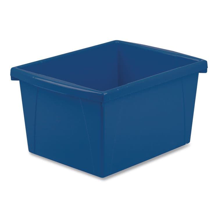 STOREX Classroom Storage Bin, 16 qt, 11.25 x 13.62 x 7.9, Assorted Colors, 6/Carton (STX61514U06CCT) thumbnail 3