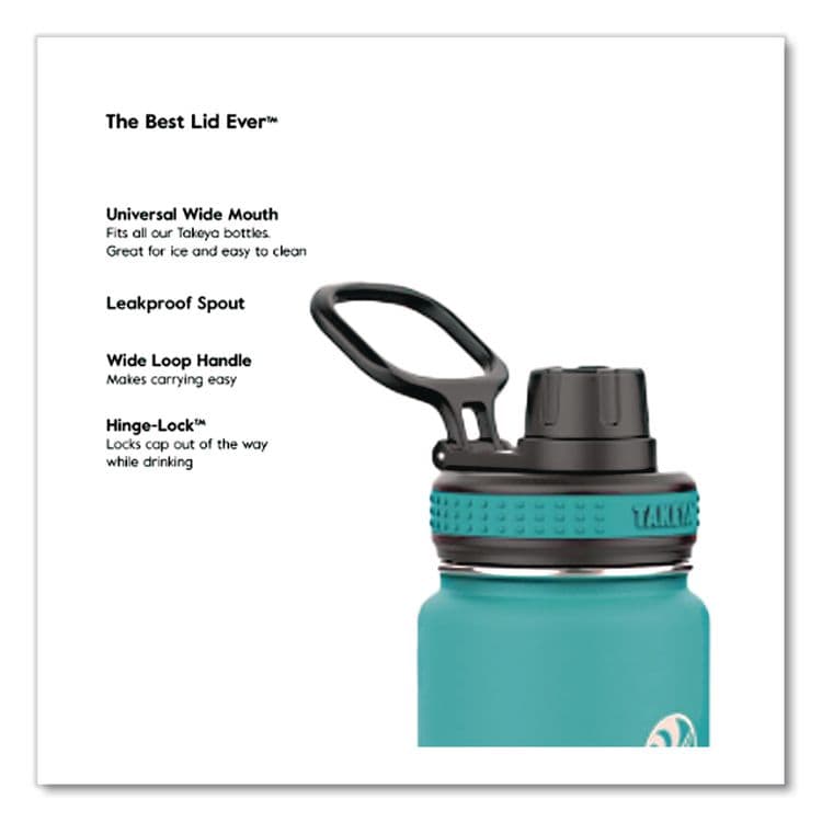 TAKEYA USA CORPORATION Originals Stainless Steel Vacuum Insulated Water Bottle, 24 oz, Ocean (TKY50044) thumbnail 4
