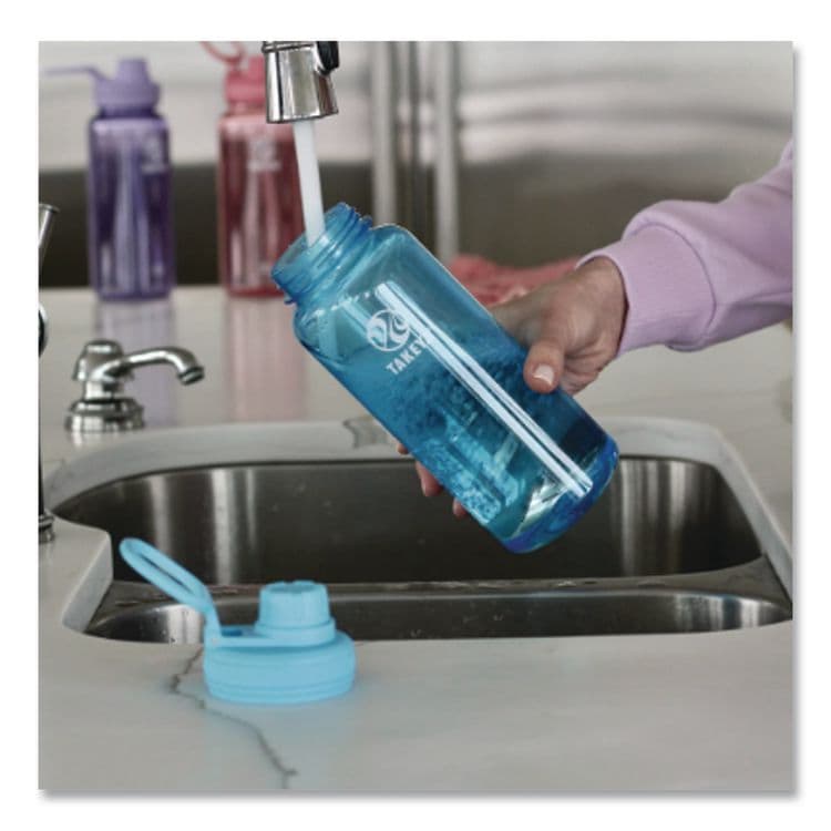 TAKEYA USA CORPORATION Tritan Plastic Water Bottle, 40 oz, Breezy Blue (TKY50409) thumbnail 3