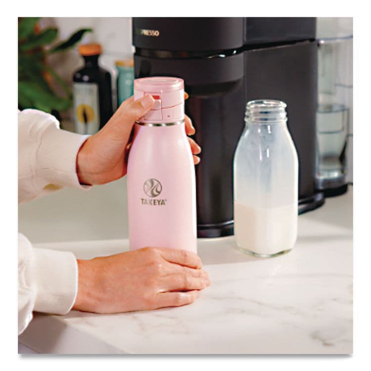 TAKEYA USA CORPORATION Traveler Stainless Steel Vacuum Insulated Travel Mug, 17 oz, Blush (TKY52207) thumbnail 4