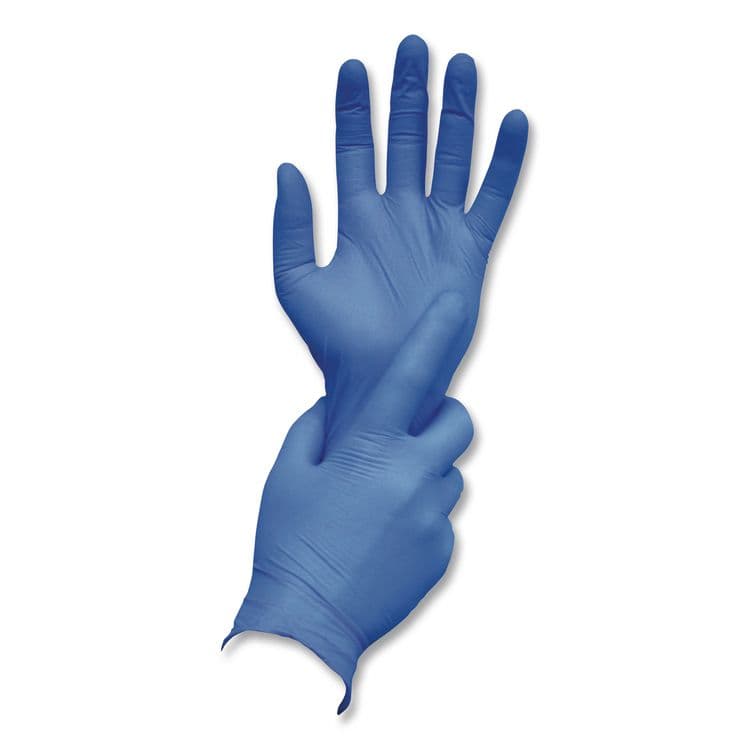 TRADEX INTERNATIONAL N5201 Series Powder-Free Nitrile Gloves, Large, 9" Long, Blue, 100/Box (TXINLG5201) thumbnail 3