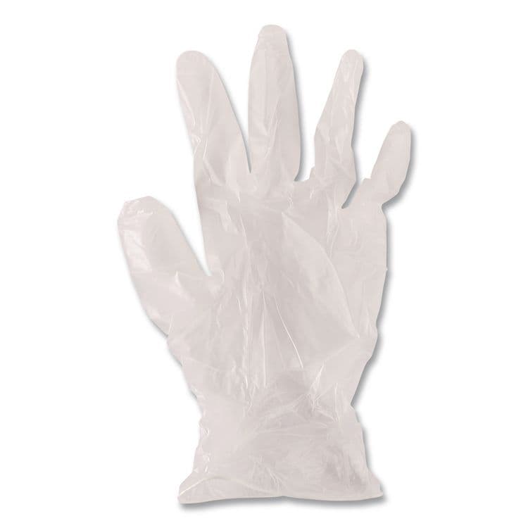 TRADEX INTERNATIONAL V5201 Series Powder-Free Vinyl Gloves, Small, 3 mil Thick, 9" Long, Clear, 100/Box, 10 Boxes/Carton (TXIVSM5201CT) thumbnail 4