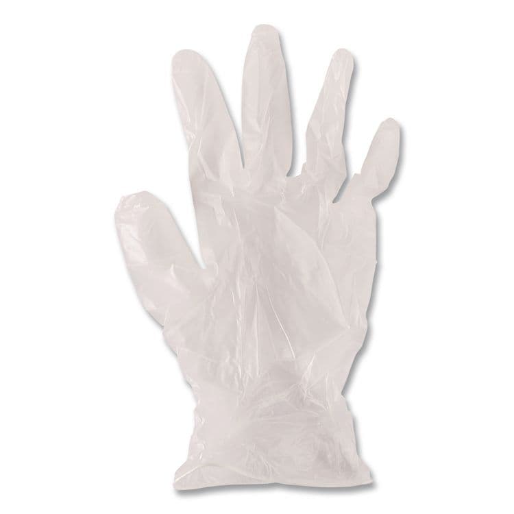 TRADEX INTERNATIONAL V5201 Series Powder-Free Vinyl Gloves, Small, 3 mil Thick, 9" Long, Clear, 100/Box (TXIVSM5201) thumbnail 3