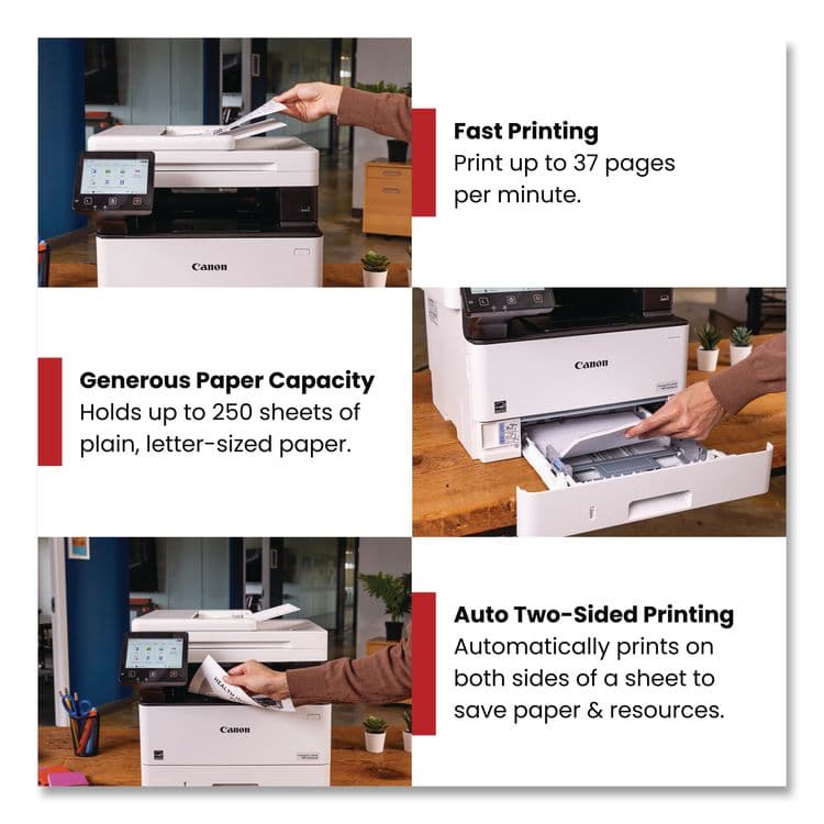 CANON COMPUTER SYSTEMS CCSI imageCLASS MF462dw II Laser Printer, Copy/Fax/Print/Scan (CNM7188C015) thumbnail 3