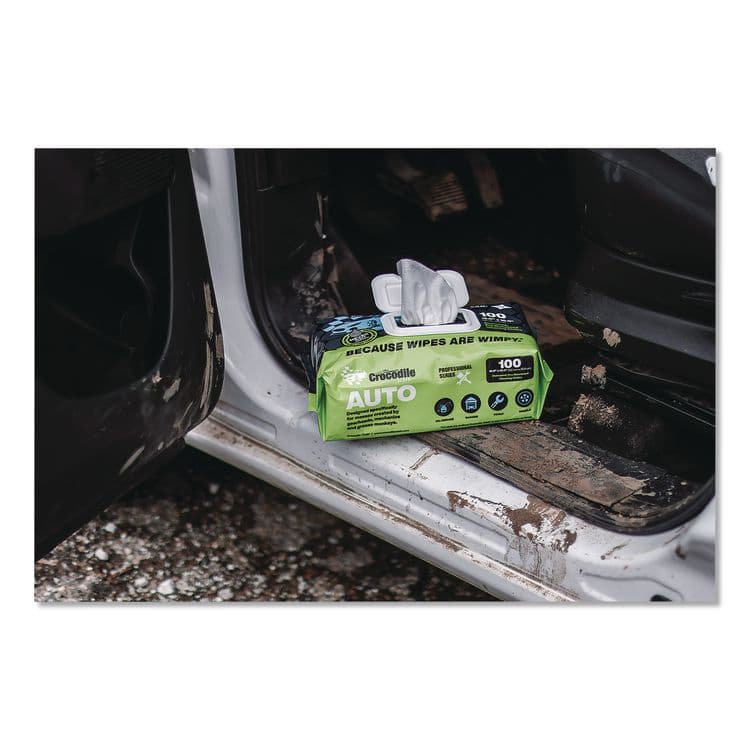 NUVIK USA . Auto Cleaning Cloths, 10 x 15, White, 100/Pack (DIL6930100) thumbnail 4