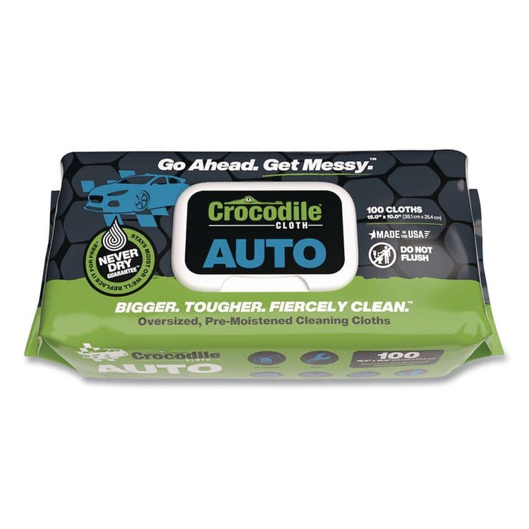 NUVIK USA . Auto Cleaning Cloths, 10 x 15, White, 100/Pack (DIL6930100)