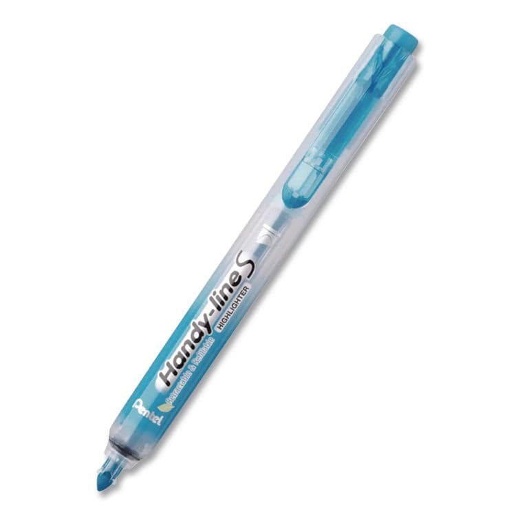 PENTEL OF AMERICA Ultra-Slim Handy-line S Retractable/Refillable Highlighters, Assorted Ink Colors, Chisel Tip, Assorted Barrel Colors, 4/PK (PENSXS15BPS4M) thumbnail 3