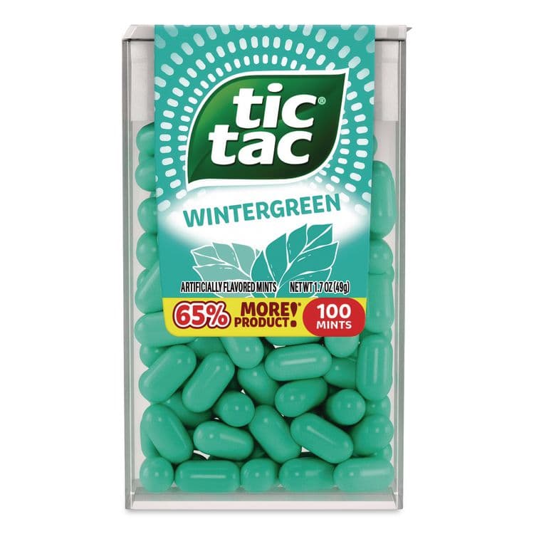FERRERO USA Breath Mints, Wintergreen, 1.7 oz Bottle, 12 Bottles/Carton (GRR24100012) thumbnail 2
