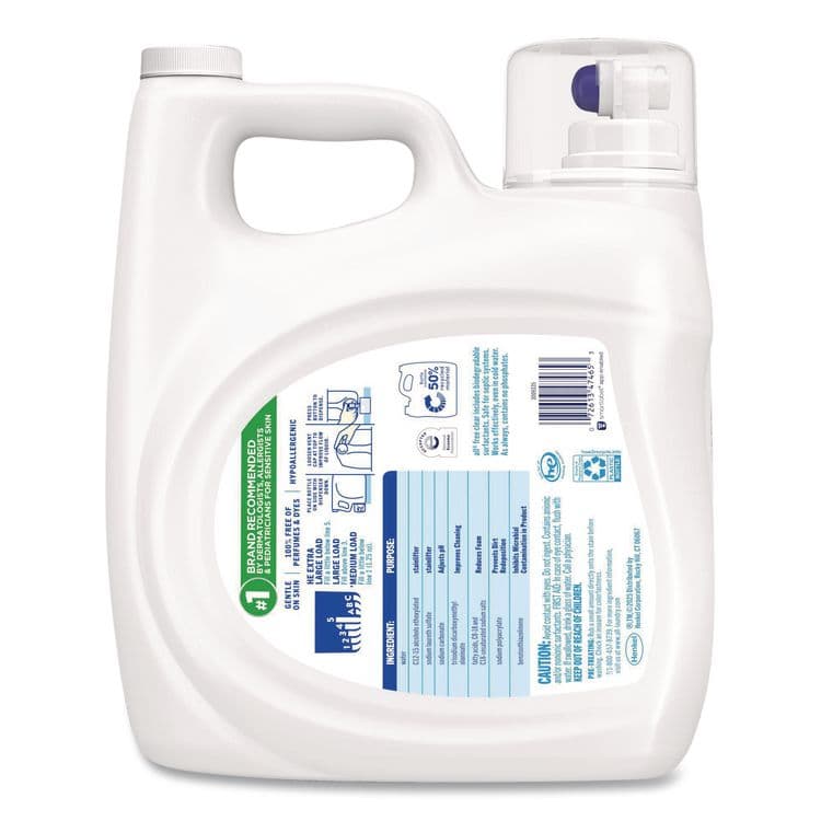 DIAL PROFESSIONAL Free Clear HE Laundry Detergent, 154 oz Bottle, 2/Carton (DIA47465) thumbnail 2