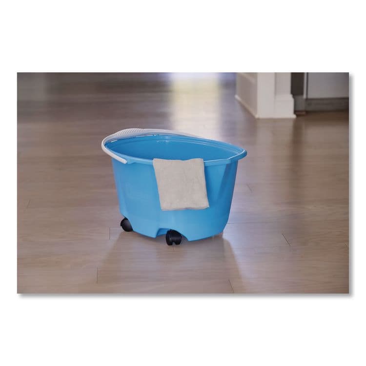 QUICKIE EZ-Glide Bucket on Wheels, 5 qt, Blue (QCK20000ZQK) thumbnail 2