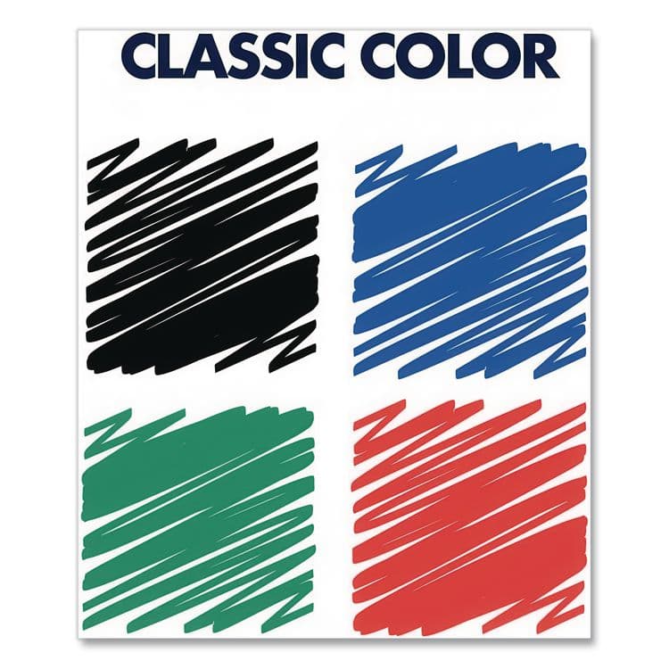 QUARTET MFG. Low-Odor Dry-Erase Marker, Fine Bullet Tip, Assorted Colors, 4/Pack (QRT659520Q) thumbnail 3