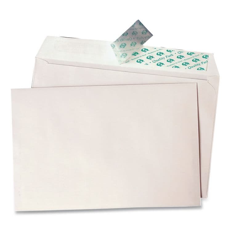 QUALITY PARK PRODUCTS Greeting Card/Invitation Envelope, A-9, Square Flap, Redi-Strip Adhesive Closure, 5.75 x 8.75, White, 100/Box (QUA10750) thumbnail 3