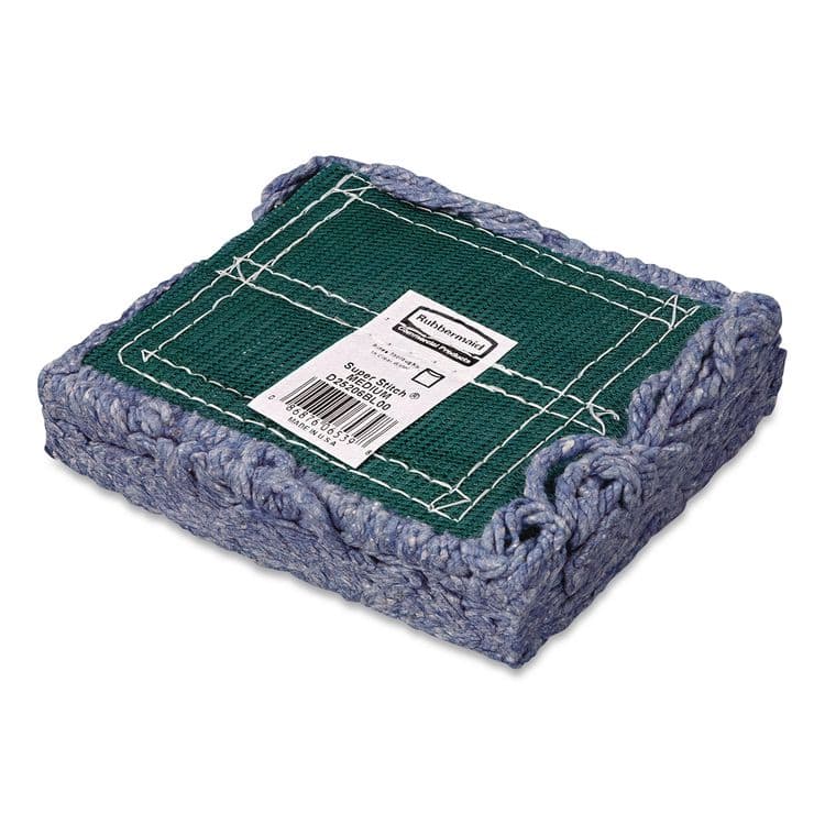 RUBBERMAID COMMERCIAL PROD. Super Stitch Blend Mop, Cotton/Synthetic, Medium, Blue (RCPFGD25206BL00) thumbnail 3