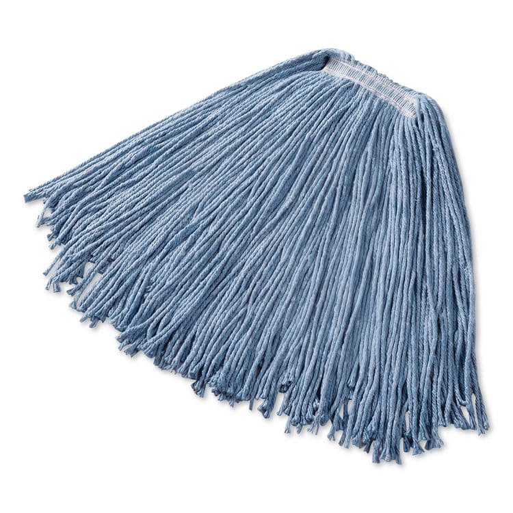 RUBBERMAID COMMERCIAL PROD. Dura Pro Blend Wet Mop, Cotton/Rayon/Synthetic, Medium, Blue (RCPFGF51700BL00) thumbnail 2