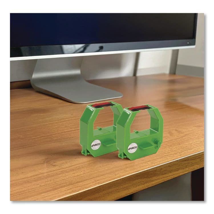 WORKWELL TECHNOLOGIES HNRG10 Time Clock Ribbon, Black/Red (PPZHNRG10) thumbnail 3