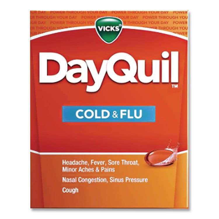 PROCTER & GAMBLE Severe Cold and Flu Relief Liquid, 1 oz Bottle (PFY04208)
