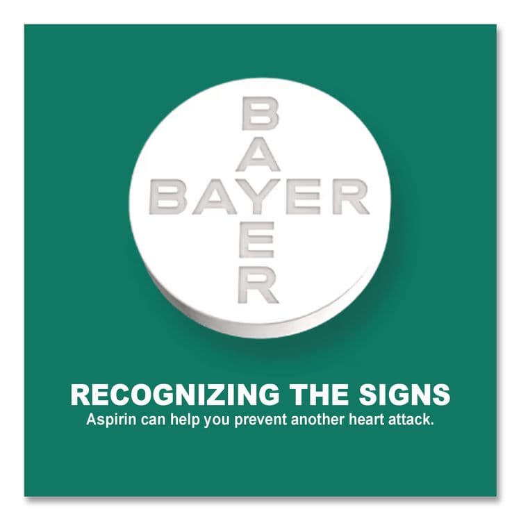 ACME UNITED CORPORATION Genuine Buffered Aspirin (NSAID) Tablet, 2 Tablets/Packet, 30 Packetss/Box (PFY64268) thumbnail 3