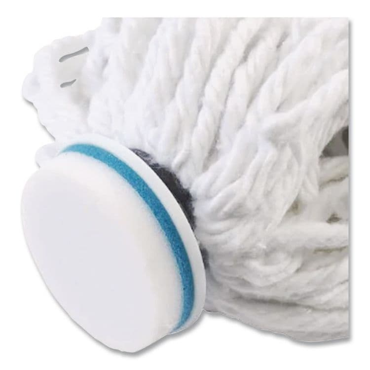 BUTLER HOME PRODUCTS SuperMop with Magic Eraser, 3.5" Blue Cotton Head, White Nylon Handle (PGC949812) thumbnail 3