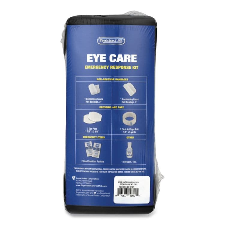 ACME UNITED CORPORATION First Responder Eye Care First Aid Kit, Plastic Case (PHY90142) thumbnail 3