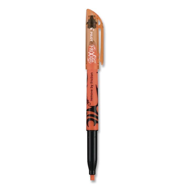 PILOT CORP. OF AMERICA FriXion Light Erasable Highlighter, Orange Ink, Chisel Tip, Orange/Black Barrel, Dozen (PIL46504DZ) thumbnail 3
