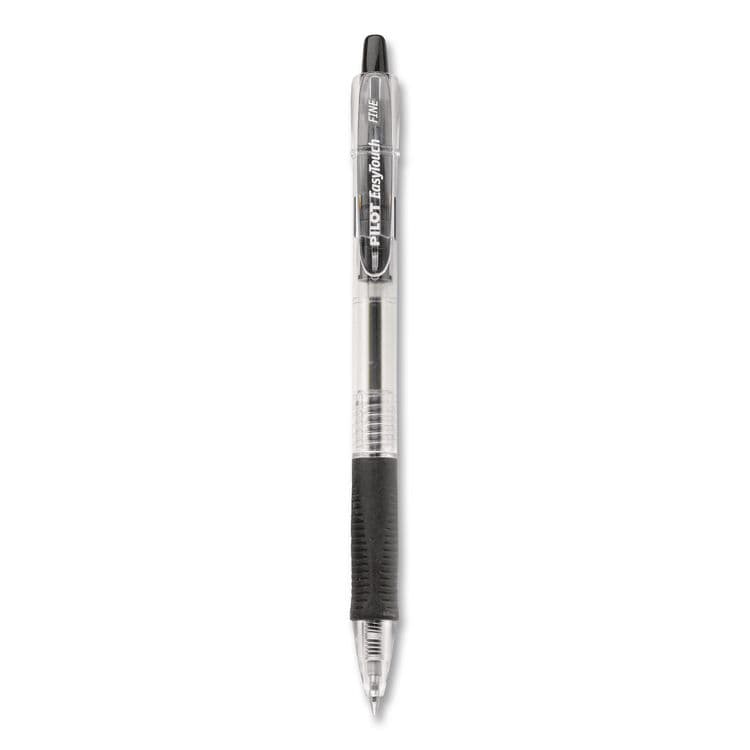 PILOT CORP. OF AMERICA EasyTouch Ballpoint Pen, Retractable, Fine 0.7 mm, Black Ink, Clear Barrel, 36/Pack (PIL54058) thumbnail 2