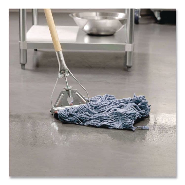RUBBERMAID COMMERCIAL PROD. Dura Pro Blend Wet Mop, Cotton/Rayon/Synthetic, Medium, Blue (RCPFGF51700BL00) thumbnail 4