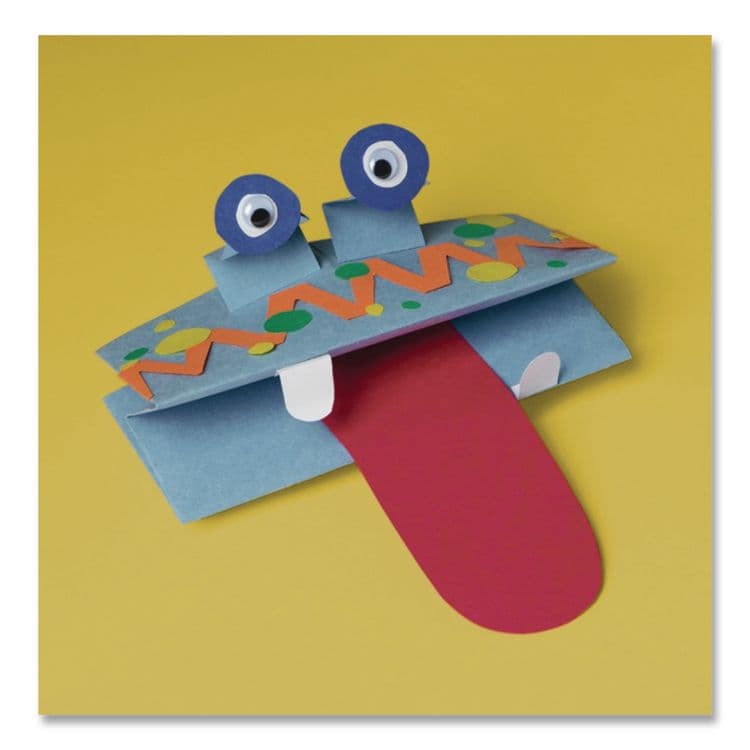 ROSELLE PAPER CO Vibrant Art Heavyweight Construction Paper, 76 lb Text Weight, 9 x 12, Assorted Colors, 500/Pack (RLPCON01500) thumbnail 2