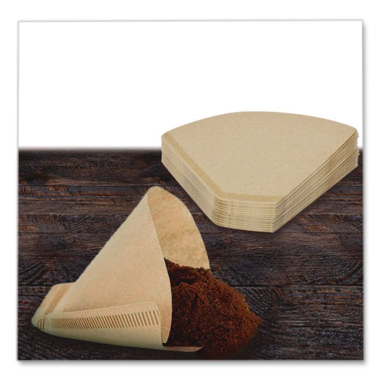 ROCKLINE INDUSTRIES Paper Cone Filters, 8 to 12 Cup Size, Cone, 40/Pack (ROC46041) thumbnail 4