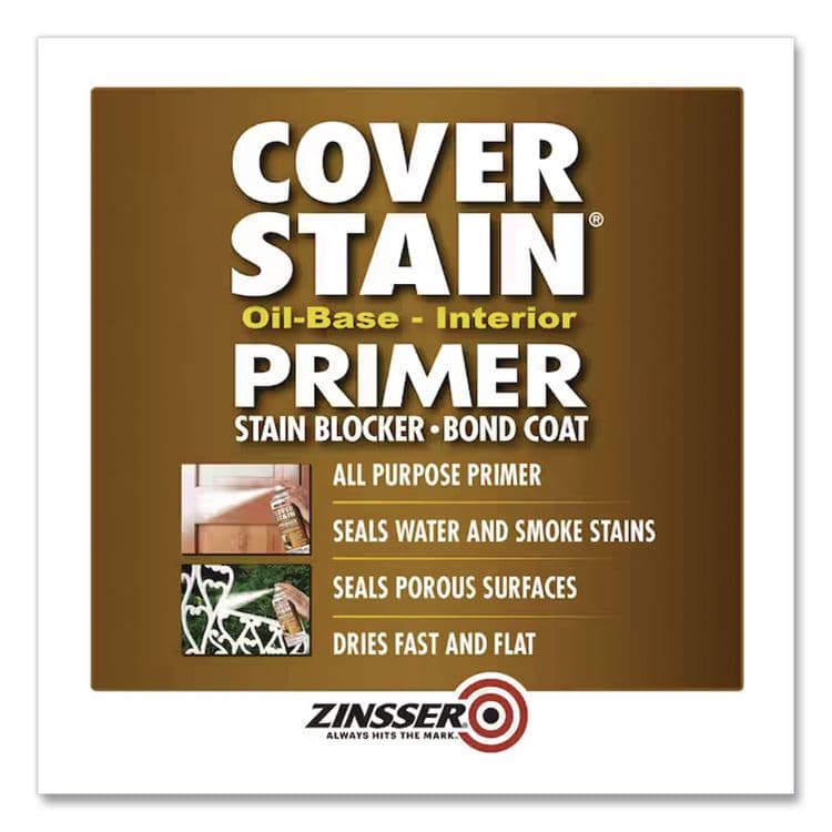 RUST-OLEUM CORPORATION Cover Stain Oil-Based Spray Primer, Interior/Exterior, Flat White, 13 oz Aerosol Can, 6/Carton (RST3608) thumbnail 3